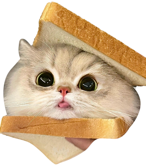 Sandwich Cat Phone Grip
