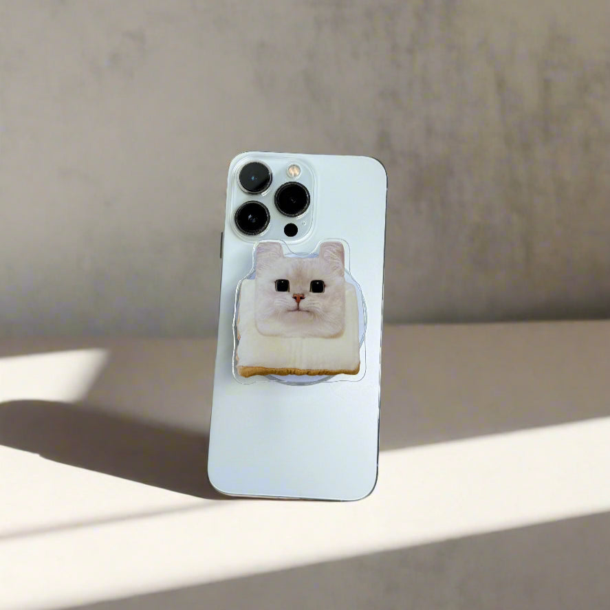 Bread Cat Phone Grip
