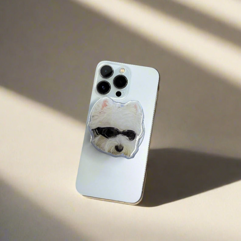 Sunglasses Yorkie Phone Grip