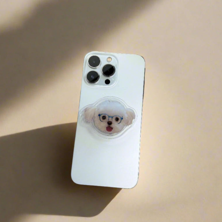 Glasses Maltese Phone Grip