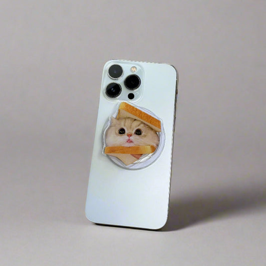 Sandwich Cat Phone Grip