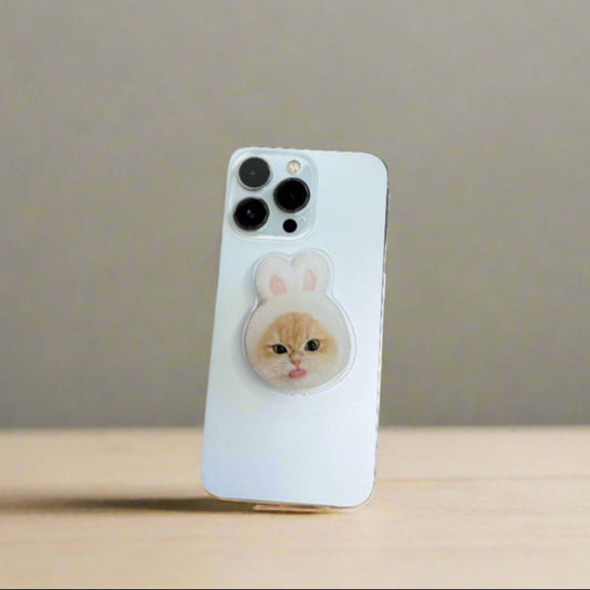 Bunny Cat Phone Grip