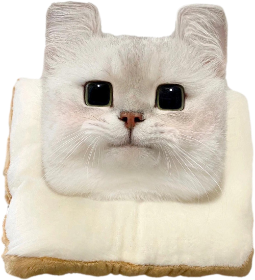 Bread Cat Phone Grip